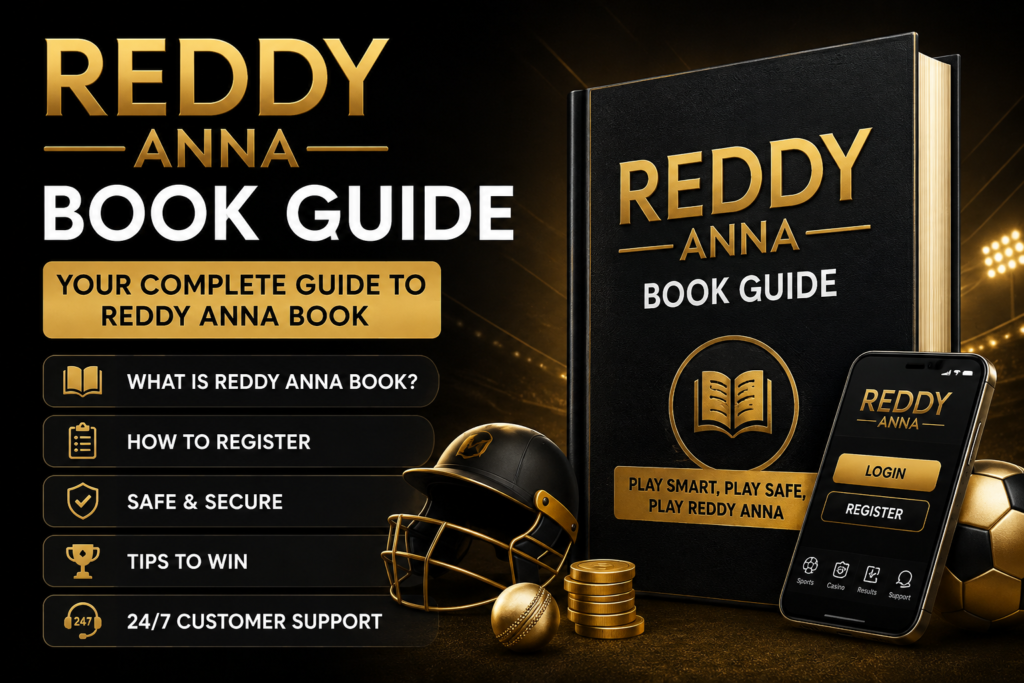 Reddy Anna Book beginner guide with account registration and platform overview